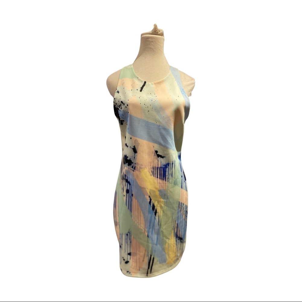 Zara watercolour dress